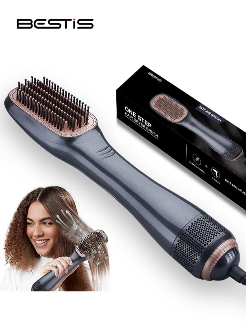 1200W 3 In 1 Hair Dryer Brush Professional Ceramic 3 Heat/2 Speed Settings One Step Hair Dryer and Styler