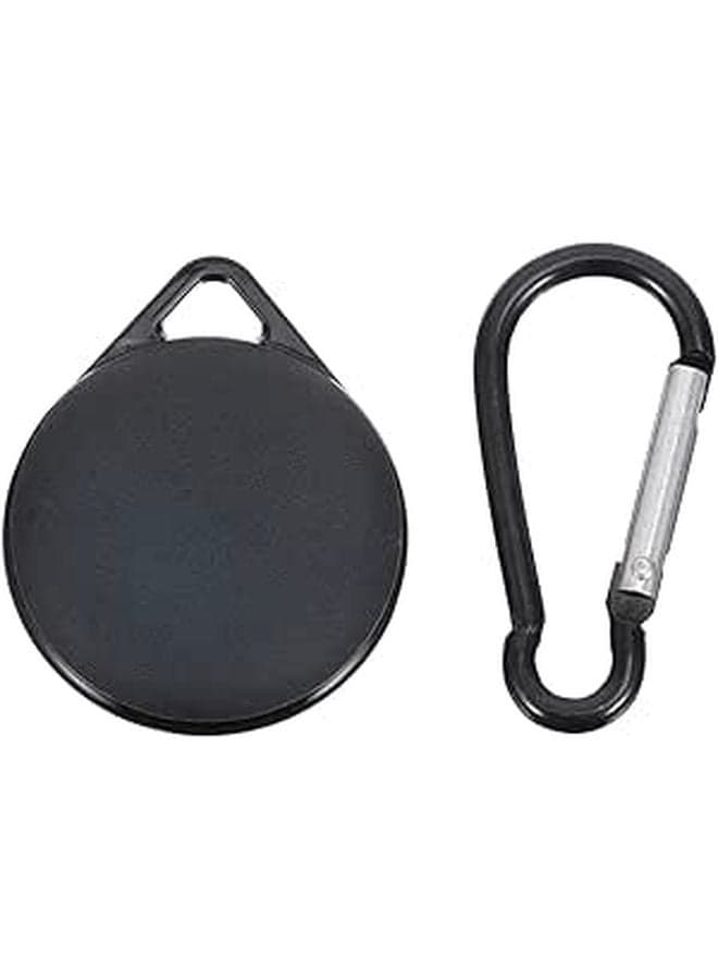 Leather Key Tracker Case with Hook Durable Protection Shell Smooth Surface Design