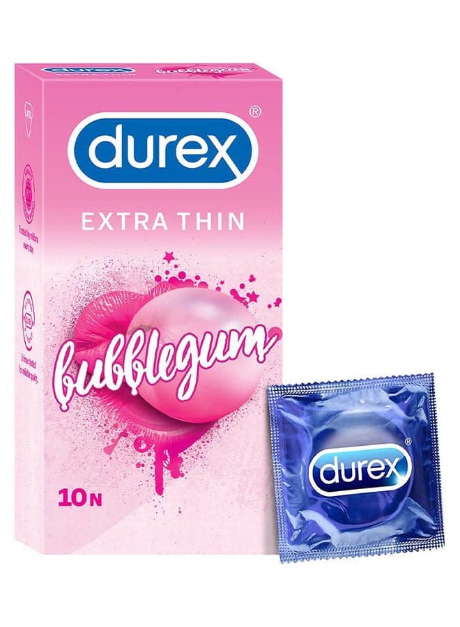 Extra thin Bubblegum Flavoured Condoms For Men