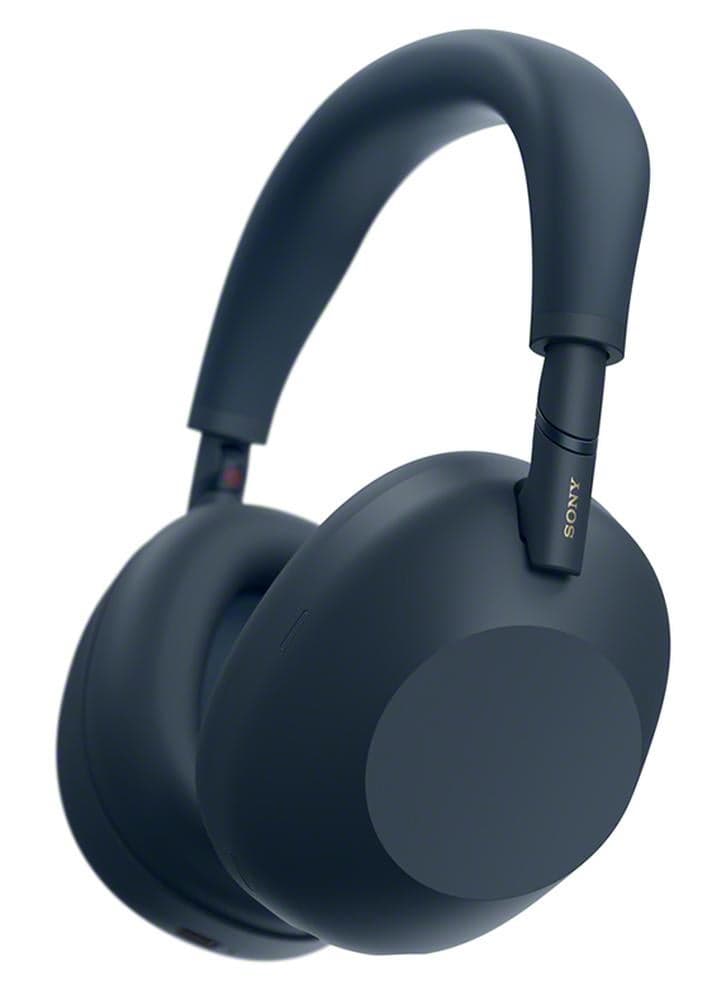 WH-1000XM6 Wireless Over-Ear Noise Cancelling Headphones – Hi-Res Audio, Foldable Design, 30-Hour Battery, Bluetooth Multipoint - Midnight Blue