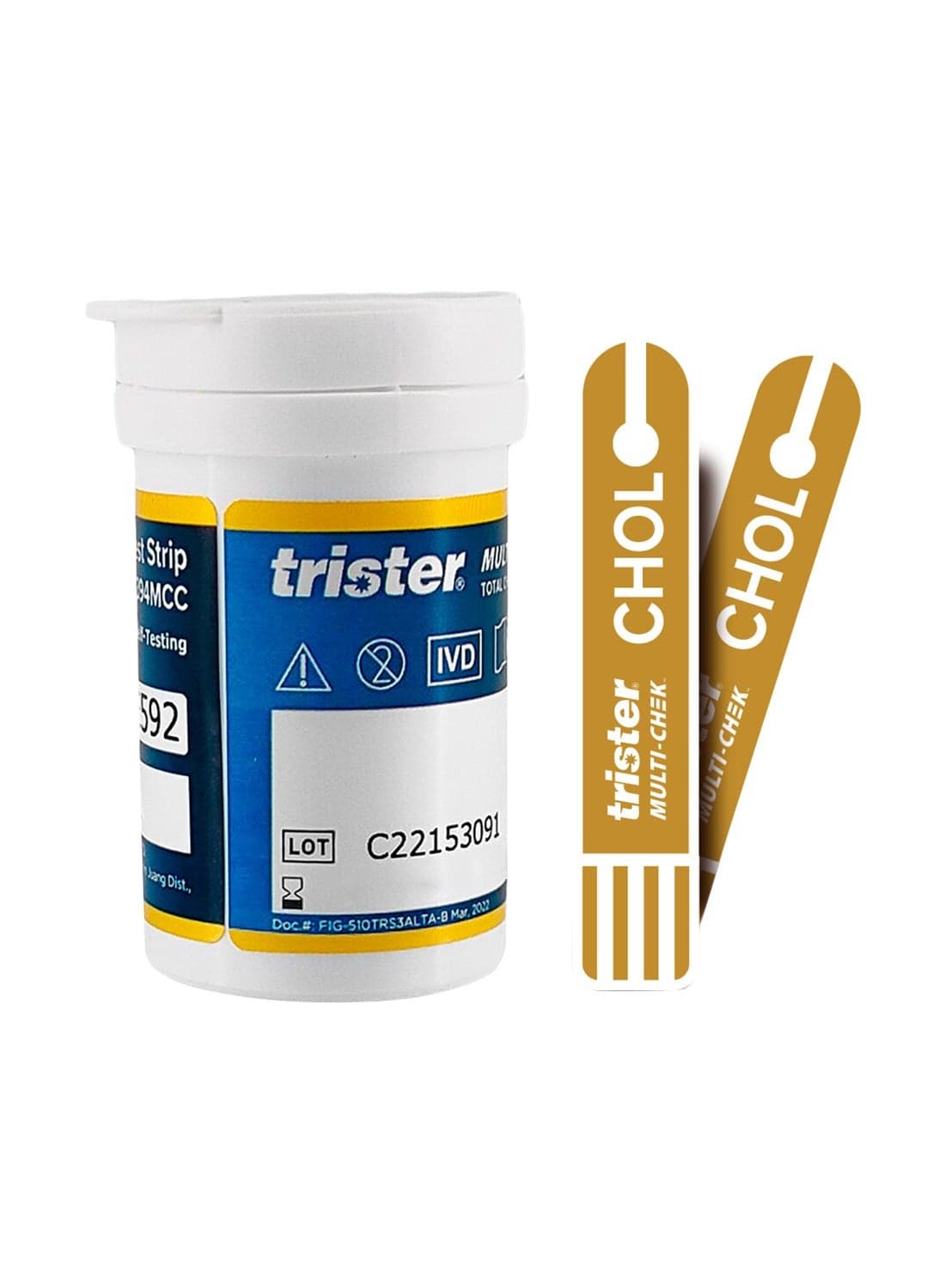 Multi-Chek Total Cholesterol 10 Test Strip