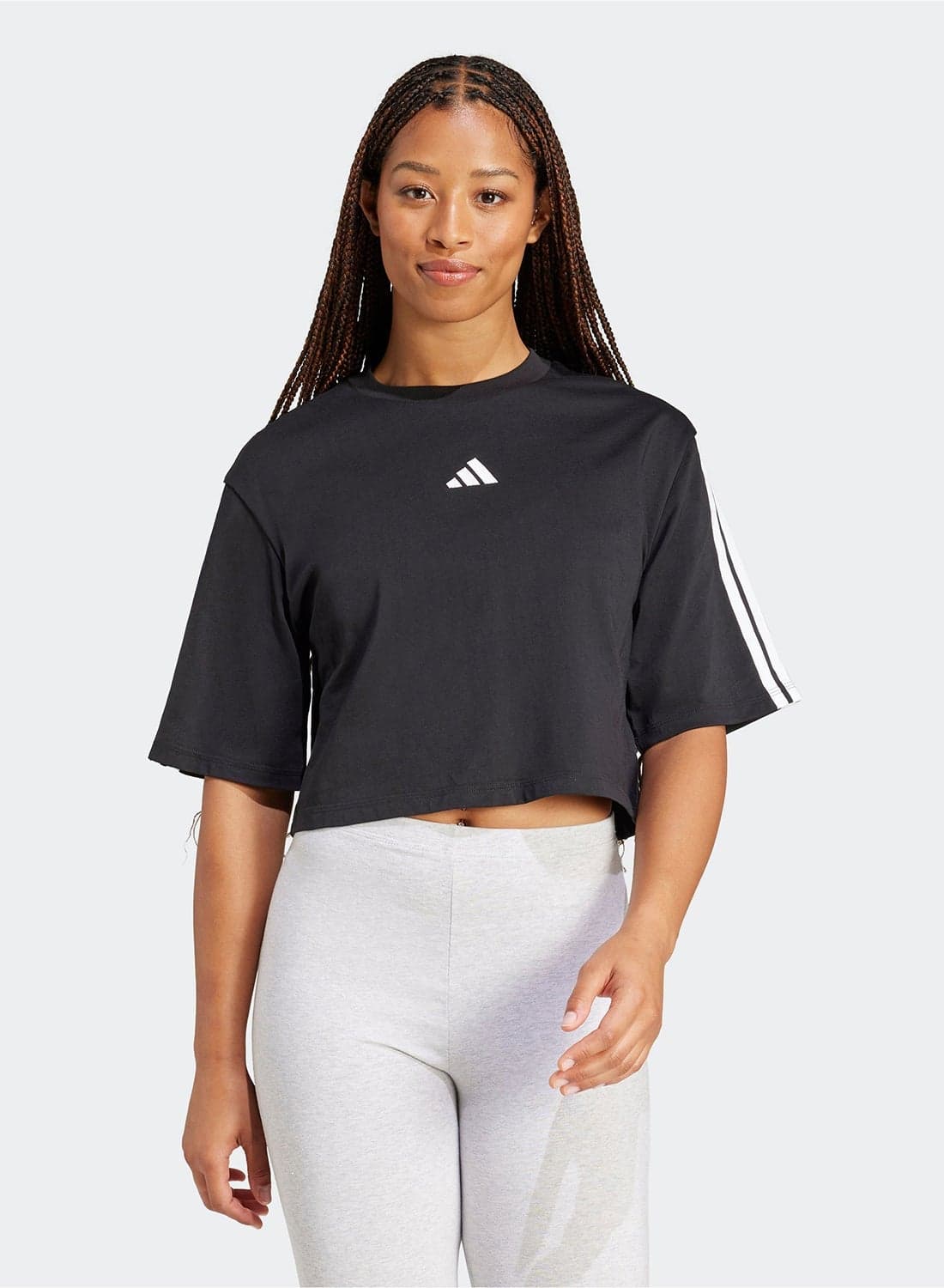 Essential 3 Stripe Loose T-Shirt