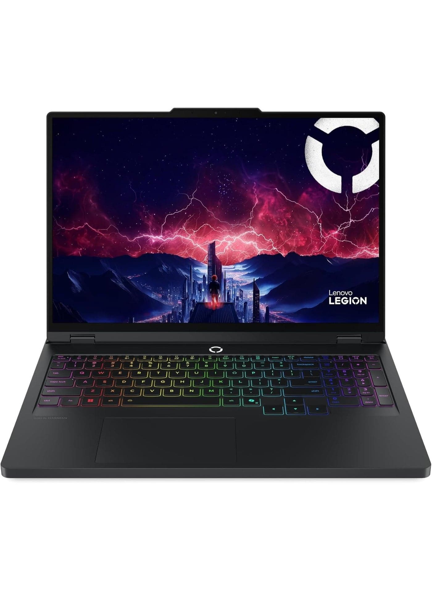 Legion Pro 5 16ADR10 Gaming Laptop, 16" WQXGA OLED 165Hz Display, AMD Ryzen 7 8745HX, 32GB DDR5 RAM, 1TB SSD, NVIDIA GeForce RTX 5060 8GB, RGB Backlit ENG Keyboard, Win 11 English Eclipse Black