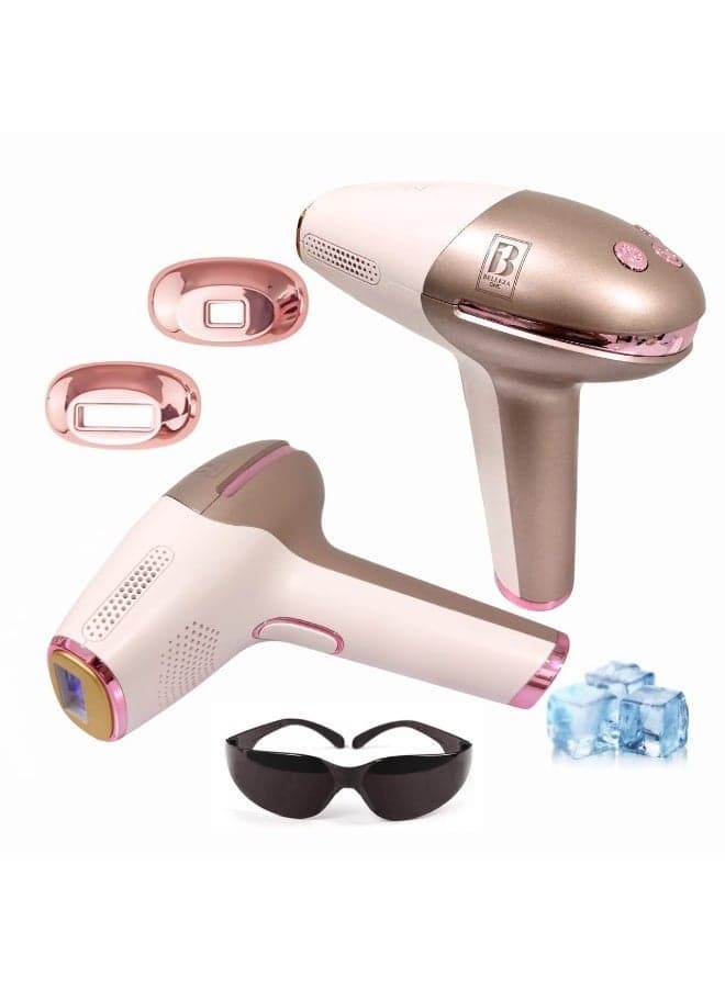 BELLEZA ONE Ice Cool, Painless Epilator, Home Permanent IPL Laser Hair Removal, 9 Energy Levels, Speed Flash 3 Modes