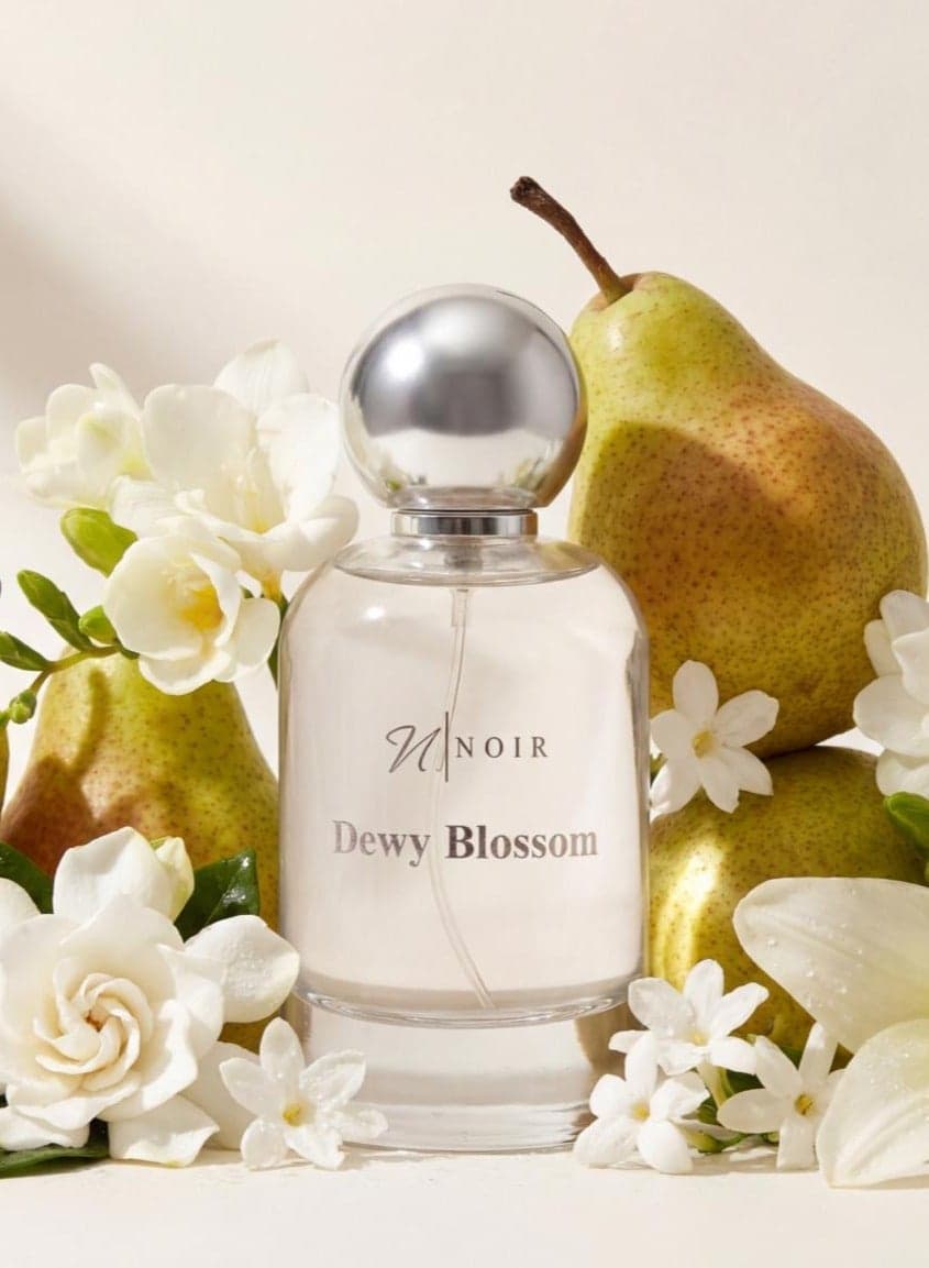 Dewy Blossom EDP Perfume for Women, Fresh Pear, Floral Heart & Warm Amber Base, 100ml