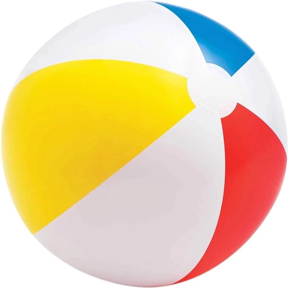 Intex Glossy Panel Inflatable Beach Ball- Multicolor