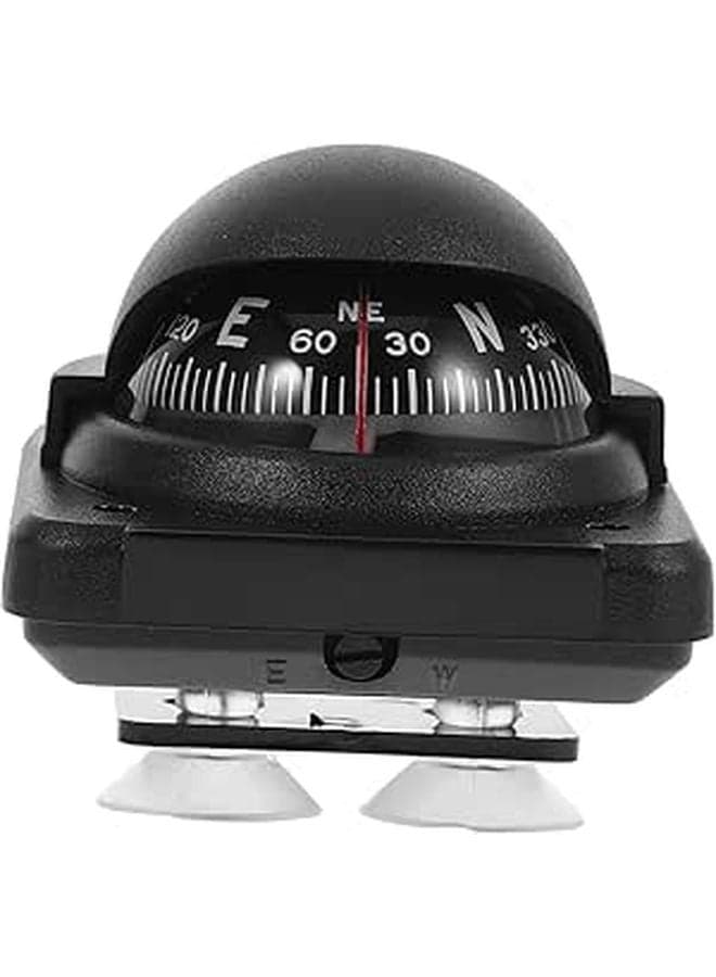High Precision Automotive Compass Ball Adjustable Magnetic Declination ABS Material Easy Installation for Car Boat Truck SUV