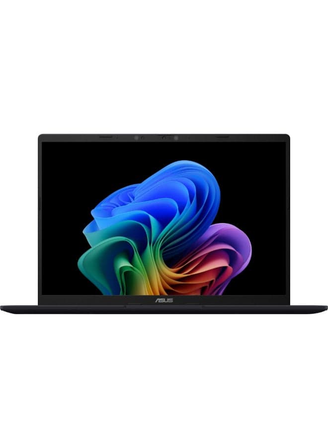 Vivobook 14 14" FHD+ Laptop, Copilot+ PC - Snapdragon X with 16GB RAM, 512GB SSD, Qualcomm Adreno Graphics, Windows 11 Home English Quiet Blue