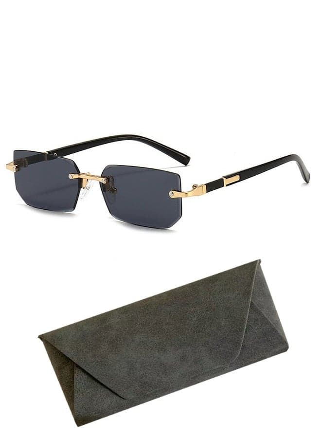 Retro Personalized Frameless Fashion Trend UV Protection Sunglasses Unisex