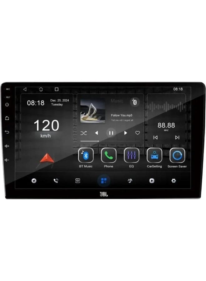 مشغل وسائط متعددة للسيارة JBL Origin Android مع Apple CarPlay وAndroid Auto وذاكرة وصول عشوائي 6 جيجابايت وذاكرة قراءة فقط 128 جيجابايت وDSP وWiFi وBT