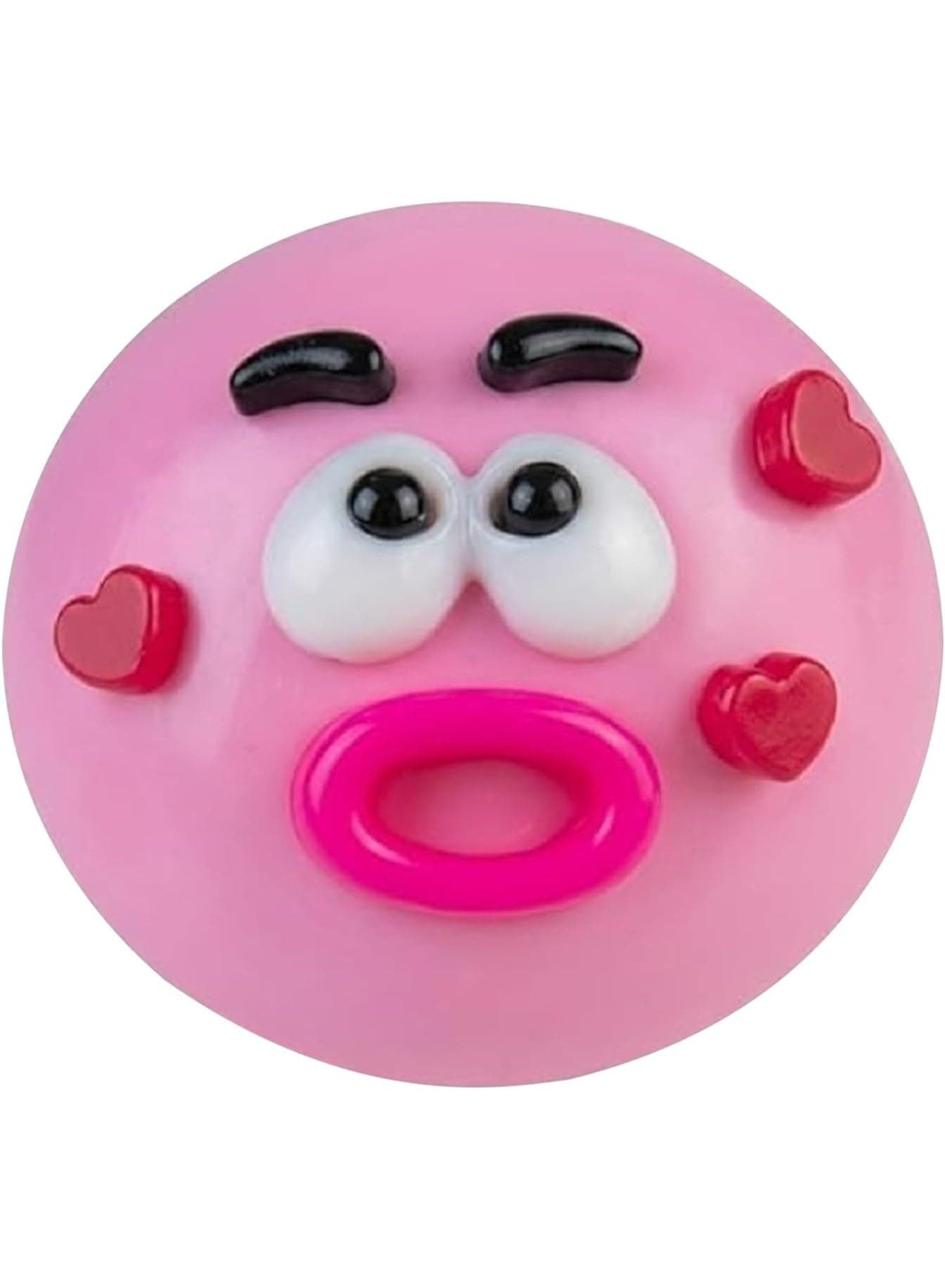 Smushers Squishies Slow Rising Stress Ball Non- Cute Slow Rise Relaxing Sensory Fidget for Ages 3+ Squeeze Sensory Ball Fun Desk Accessory for Adults (Pink)