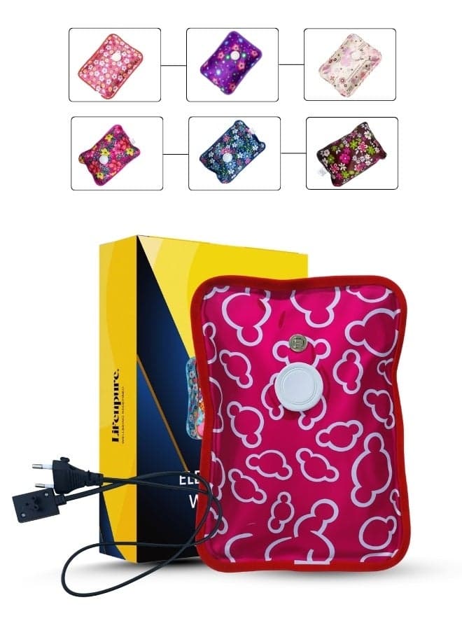 Lifenpure™Electric rechargeable heating hot water bag for shoulder neck back and menstrual pain relief assorted colors