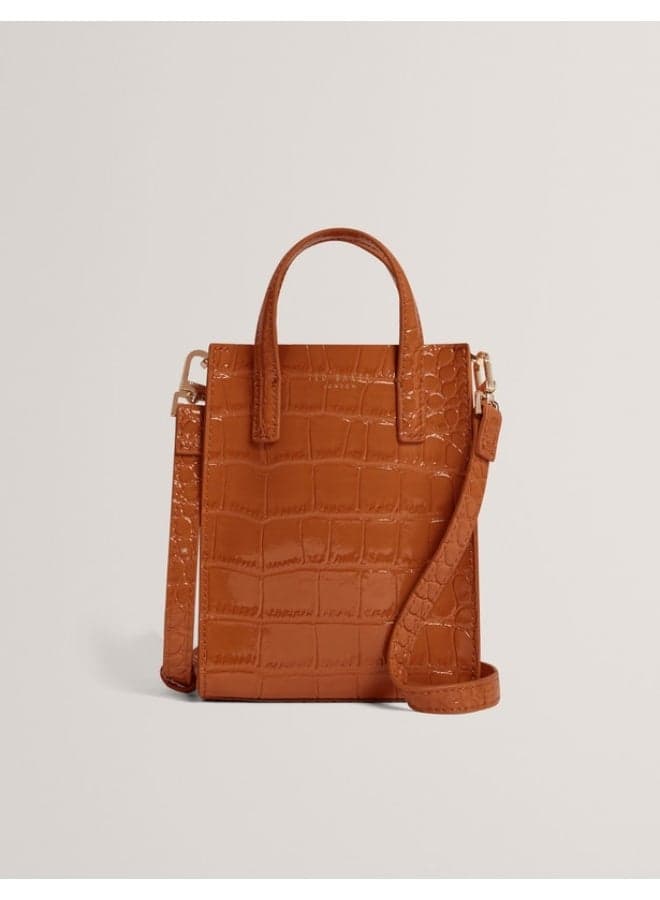 Croc Effect Mini Icon Bag