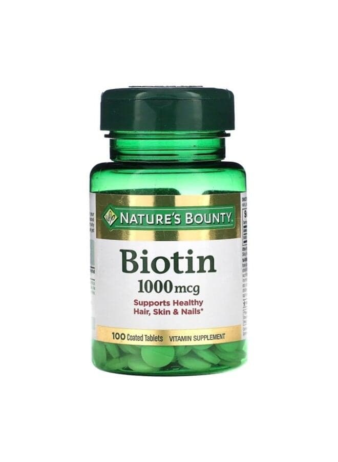 Biotin 1000 Mcg - 100 Tablets