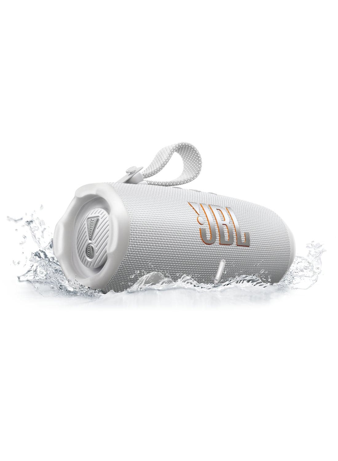 Charge 6 - Portable Waterproof And Drop-Proof Bluetooth Speaker With Built-In Power Bank, Multi-Speaker Connection Via Auracast, Up To 28 Hours Playtime, Fast Charging, And Powerful Sound White