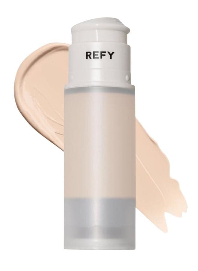 REFY Skin Base Hydrating Gel Skin Tint with Hyaluronic Acid 130N – Fair to Light with Neutral Tones | Lightweight Hydrating Skin Tint 1 oz / 30 mL