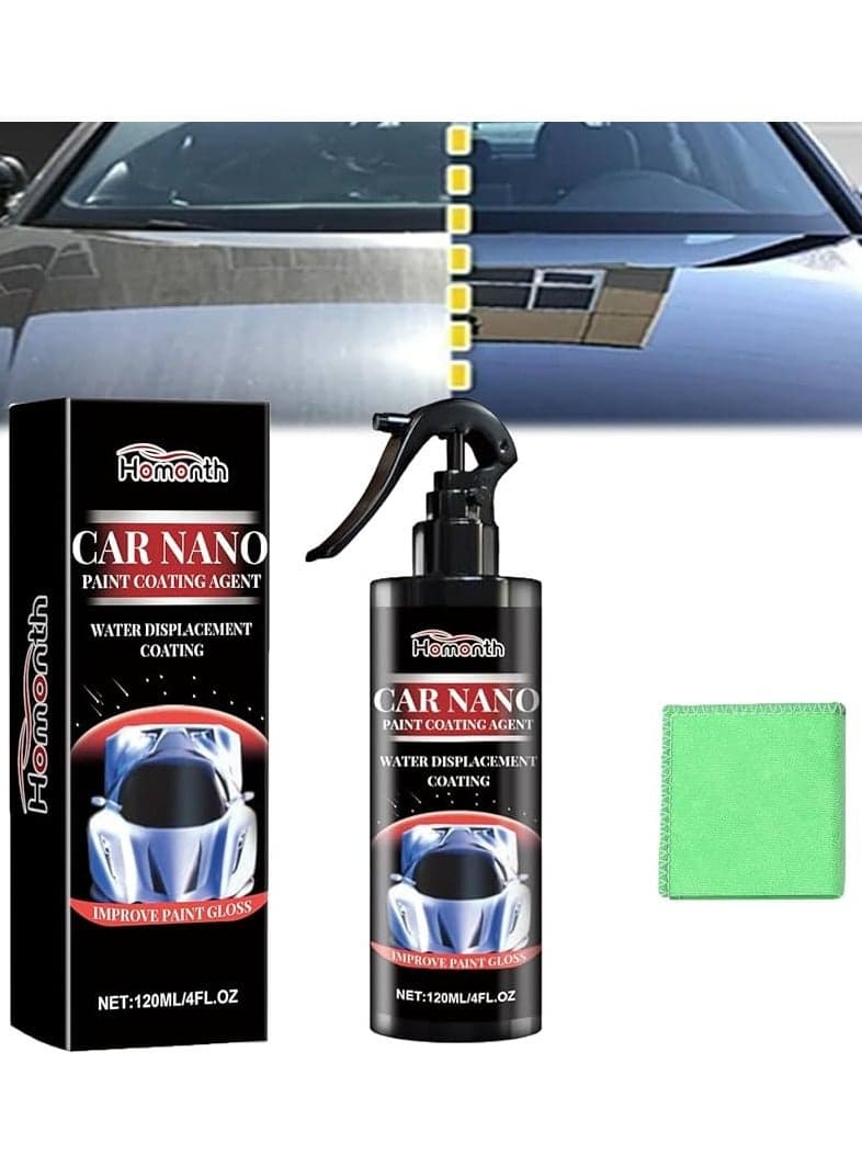 Nano Car Spray, Nano Car Scratch Removal Spray, Car Protective Paint Spray, High Protection Fast Coated Car Nano Spray, 3-in-1 High Protection Spray, High Protection Car Spray 120ML