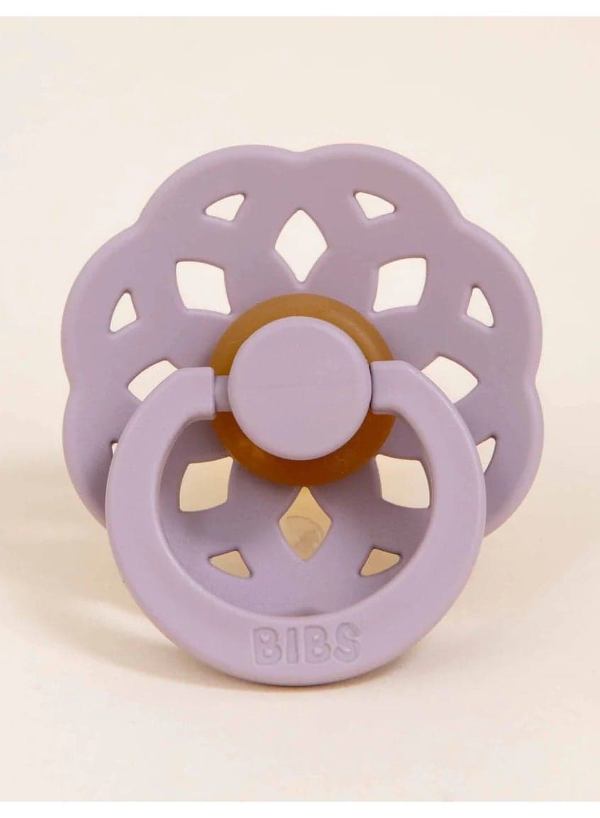 BIBS Natural Rubber Baby Pacifier Pack Of 1 Purple Color