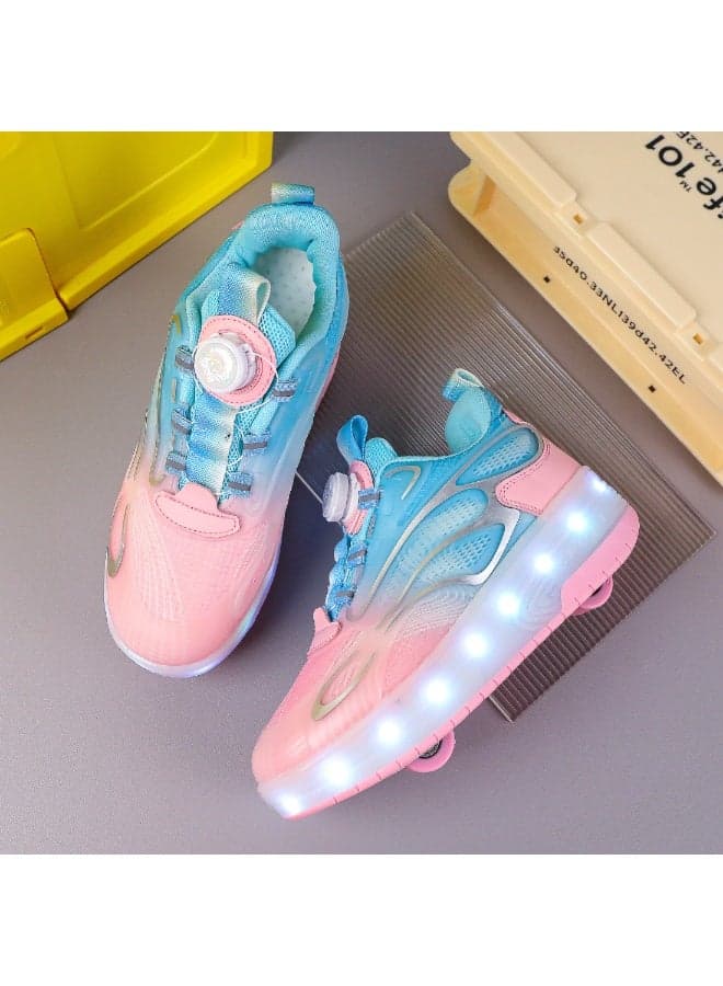 Shoes with Wheels LED Light Shoes Skate Shoes Kids Gifts Boys Girls Shiny Roller Skates