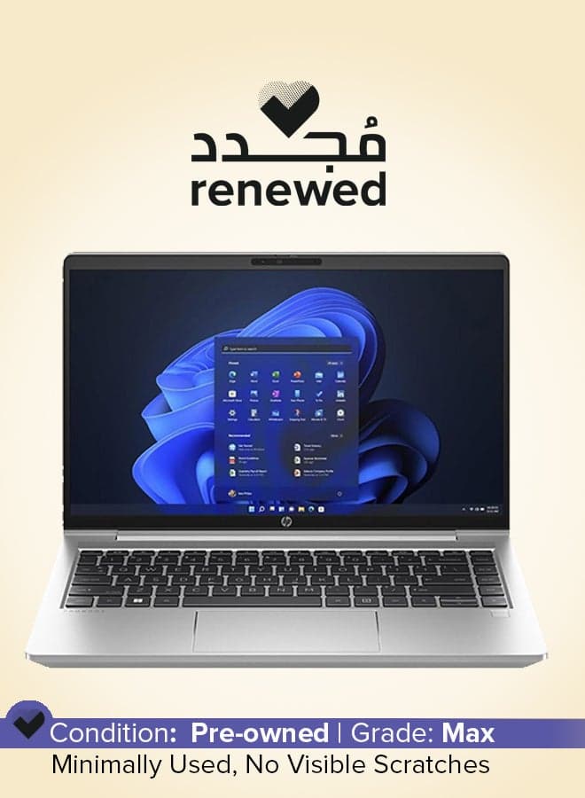Renewed - ProBook 440 G10 Laptop With 14-Inch Display, Intel Core i5-13th Gen i5-1335U/16GB RAM/512GB SSD/Windows 10 English silver