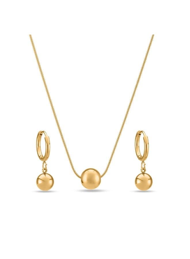 PALMONAS 18k Gold Tone Plated Golden Orb
for Women