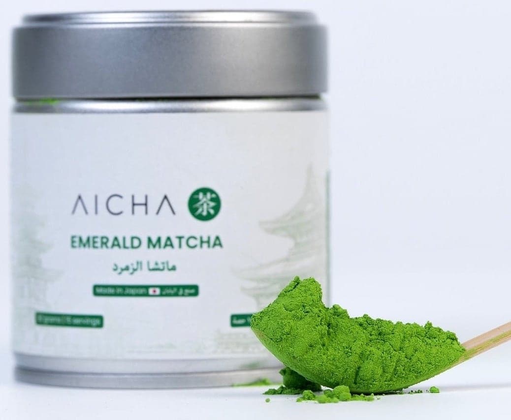 Aicha Emerald Matcha – 30g Ceremonial-Grade Uji Green Tea Powder, First Flush, Authentic Japanese Quality at Exceptional Value, Stone-Ground