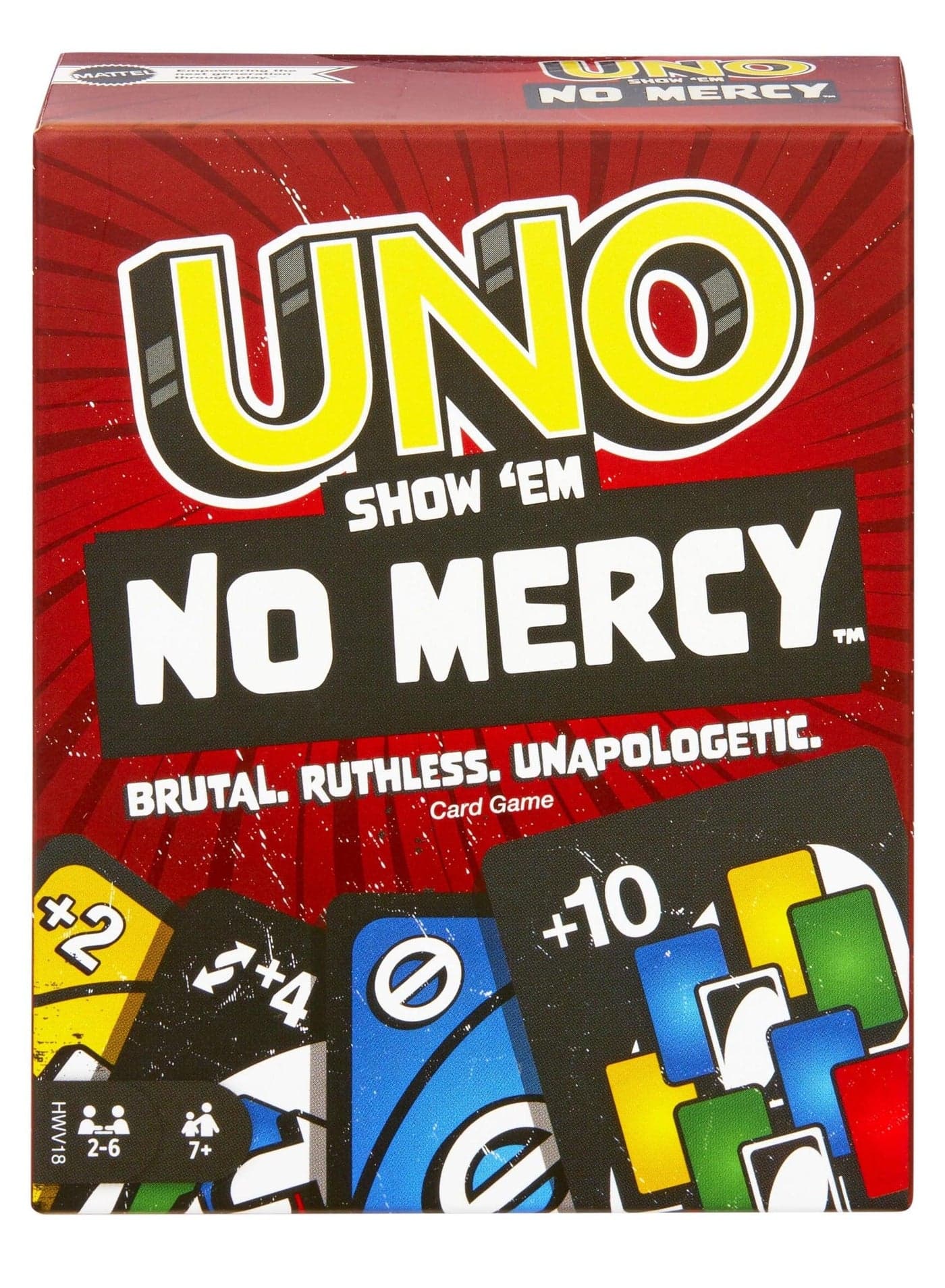 UNO No Mercy Games, Classic Card Game, Ideal Games for Kids