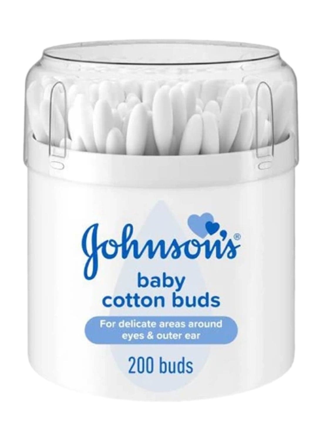 200-Piece Baby Cotton Buds Soft And Gentle Naturally Absorbant With Pure Cotton Tips