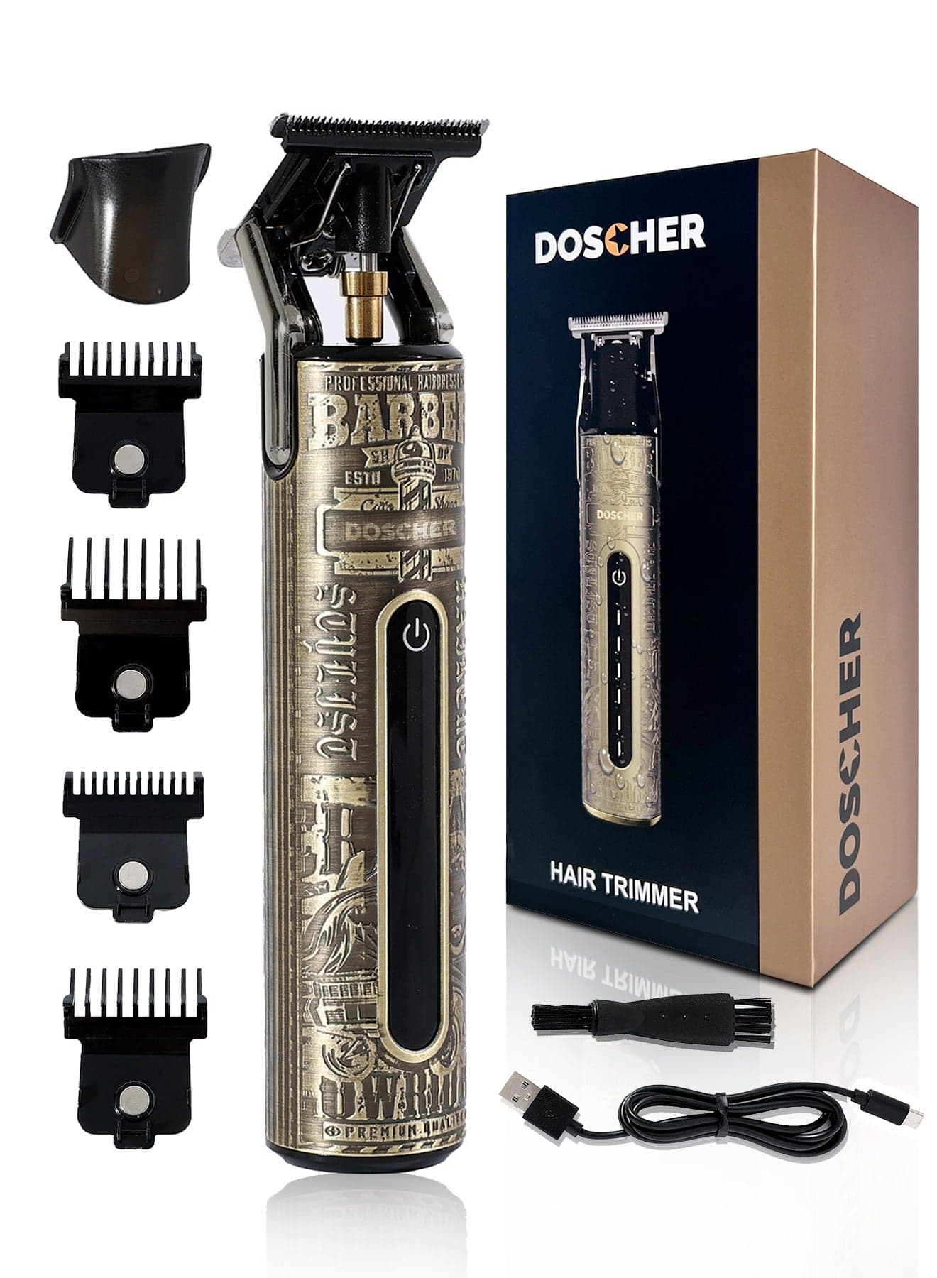 Electric Shaver for Men,Clipper and Trimmer for Men with LCD Display, Men's Shaving Machine 2000mAh Rechargeable Battery