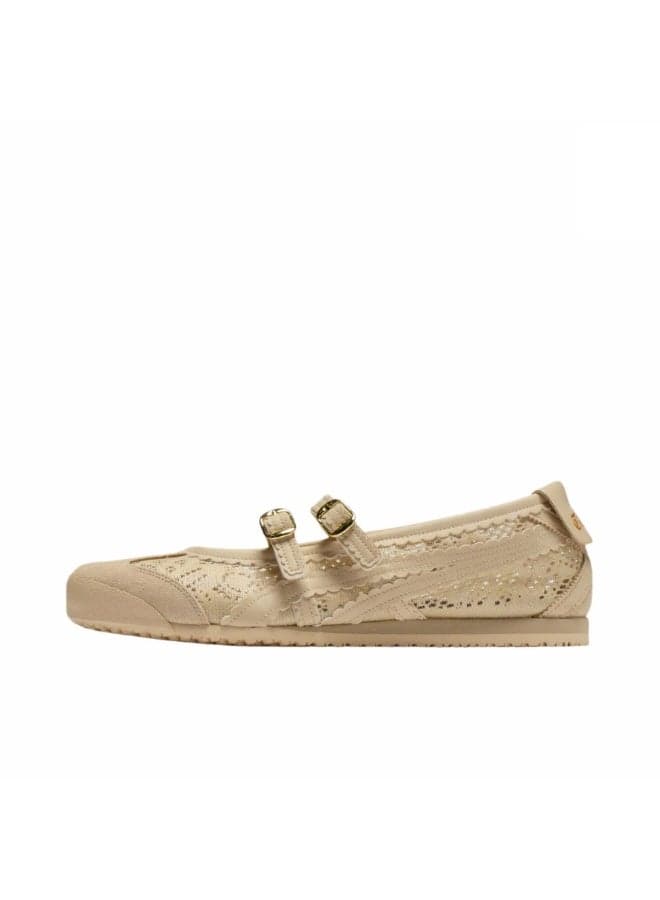 Mexico 66 TGRS Women’s Ballet Flats - Lace Khaki | Comfortable & Stylish Casual Mary Jane Shoes