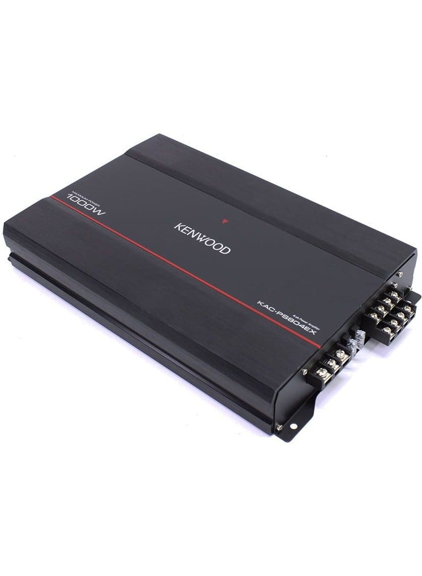 Amplifier 4-Channel 1000w KAC PS804EX Bridgeable with Bass Built in Cooling Fan