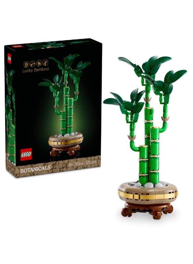 Botanicals Lucky Bamboo Artificial Plant Set 10344 (Age 18+, 325 Pieces)