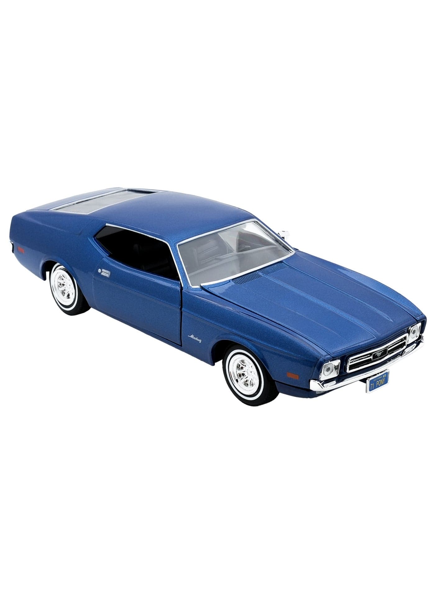 1970 Ford Mustang Boss 429 Die-Cast Model Car 1:24 Scale | Officially Licensed Classic Muscle Car Collectible | Opening Doors, Detailed Interior & Free-Wheeling Toy Car