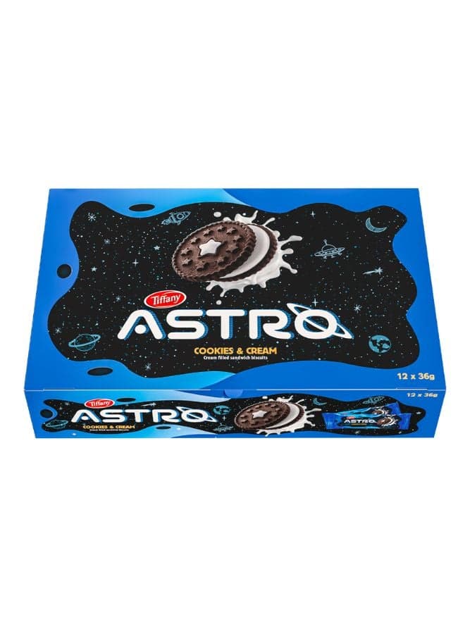 Astro Cookies & Cream Sandwich Biscuits