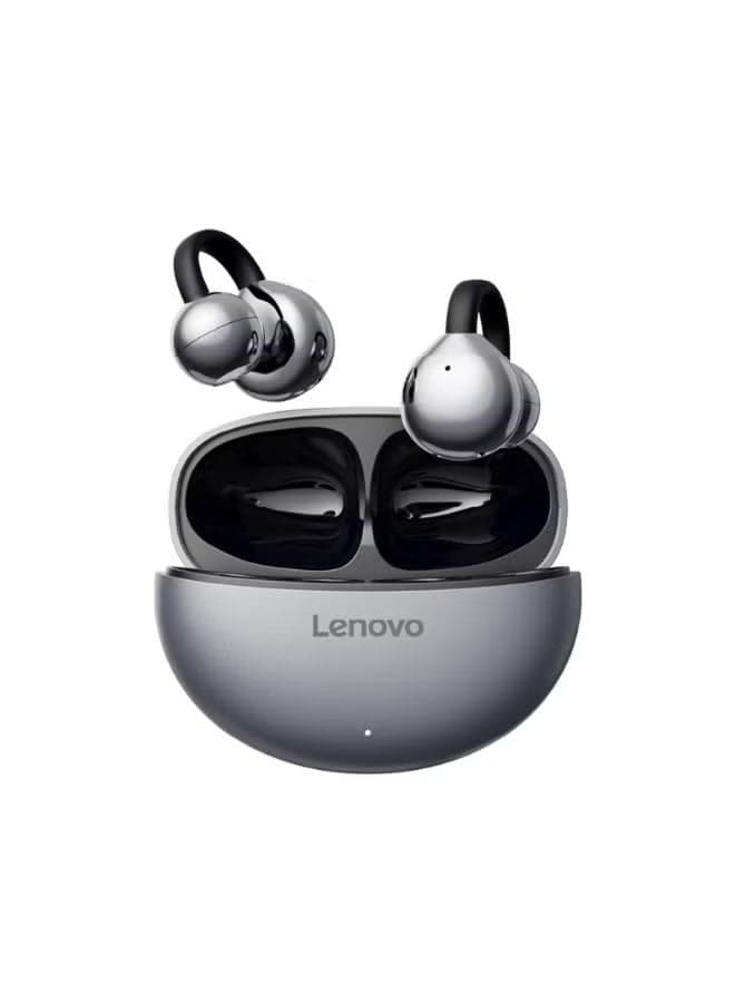 Lenovo Thinkplus TA410 Bluetooth Wireless Earbuds Earphone OWS HiFi Sound Stereo TWS Ear Clip Type Earphone Bluetooth 5.4 Touch Control Long Battery Life with Mic Black Black