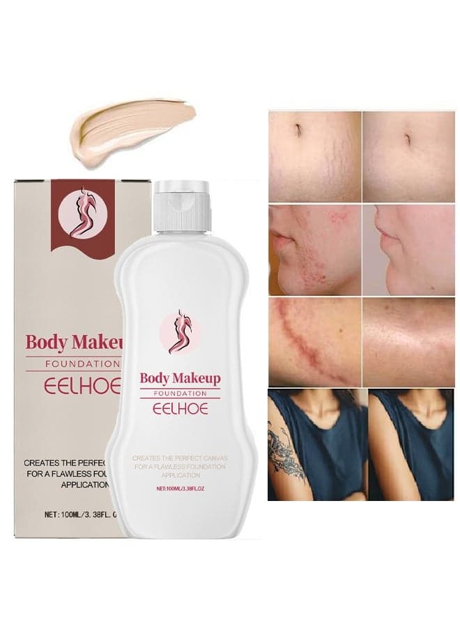 Body Makeup Foundation 100ml-Coverage Perfector Tatoo Concealer Waterproof Covering Body Tattoo Scars