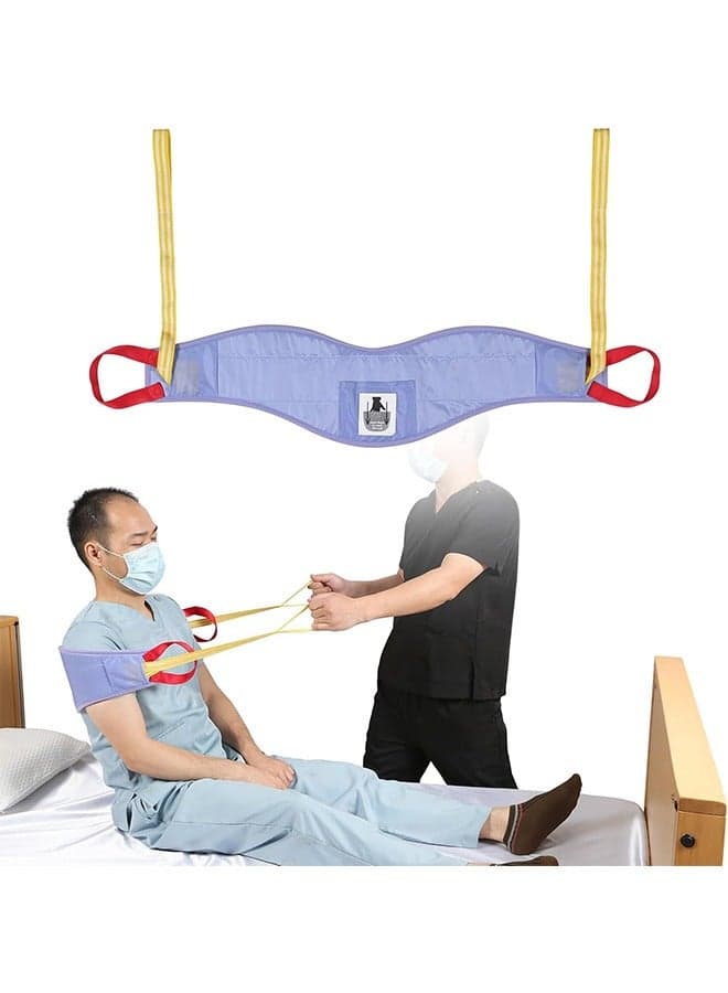 Transfer Sling for Elderly/Disabled,Transfer Belt with Handles,Easy Transfer Belts for Lifting Seniors,Safely Move from Bed and Wheelchair, Patient Care Lifting Sling