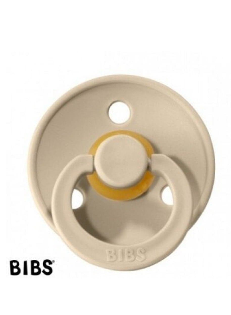 Pack Of 1 BIBS Pacifier DeLux (Latex) Size 1, Vanilla