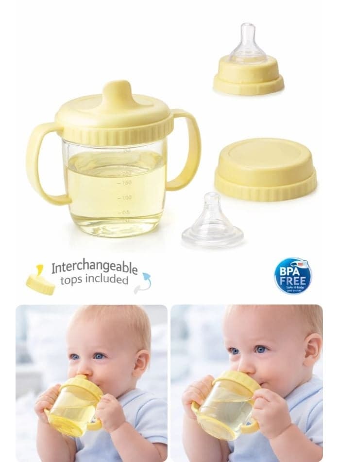 Baby Training Cup Set Yellow
