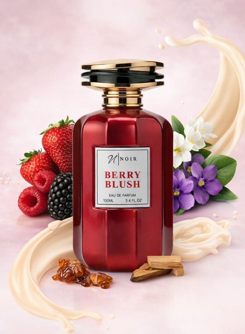 Berry Blush EDP 100ml, Long-Lasting Women Berry & Musk Fragrance