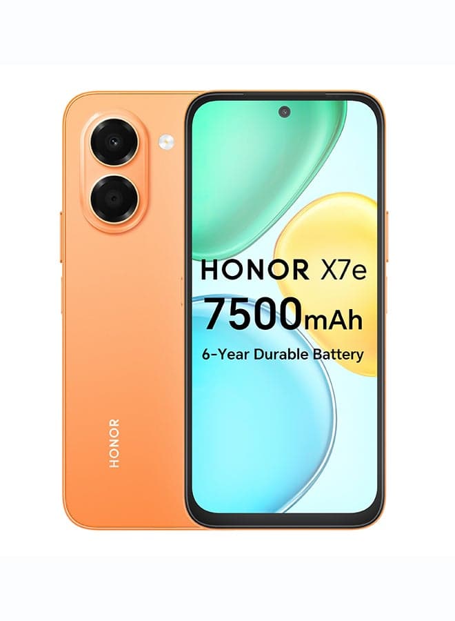 X7e Dual SIM 4G Sunrise Orange 6GB RAM 128GB - Middle East Version