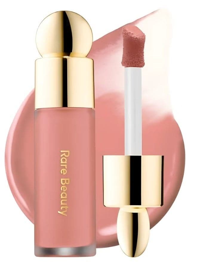 Rare Beauty by Selena Gomez Soft Pinch Liquid Blush – Hope - Nude Mauve , 7.5ml) | Weightless, Long-Lasting, Buildable Liquid Blush for a Natural, Radiant Glow