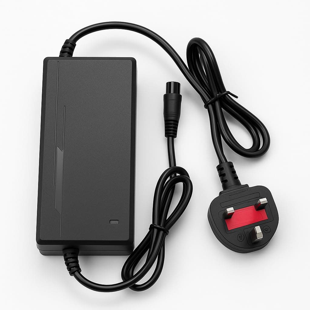 FUKUKAWA® 67V2A E-Bike & Scooter Battery Charger | DC 67.2 V Output 2A 150 W Max | Fast Charge Smart Lithium Charger with Overheat & Over-Voltage Protection | UK 3-Pin Plug 220 V 50 Hz
