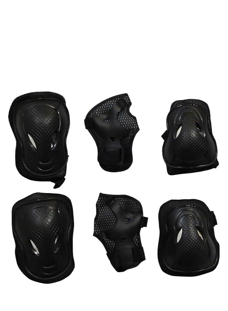 EL1028 Protective Guard Kit for Skating, Cycling and Skateboarding with Knee, Elbow and Wrist Protector | With Adjustable Straps to Fit Perfectly for Adults