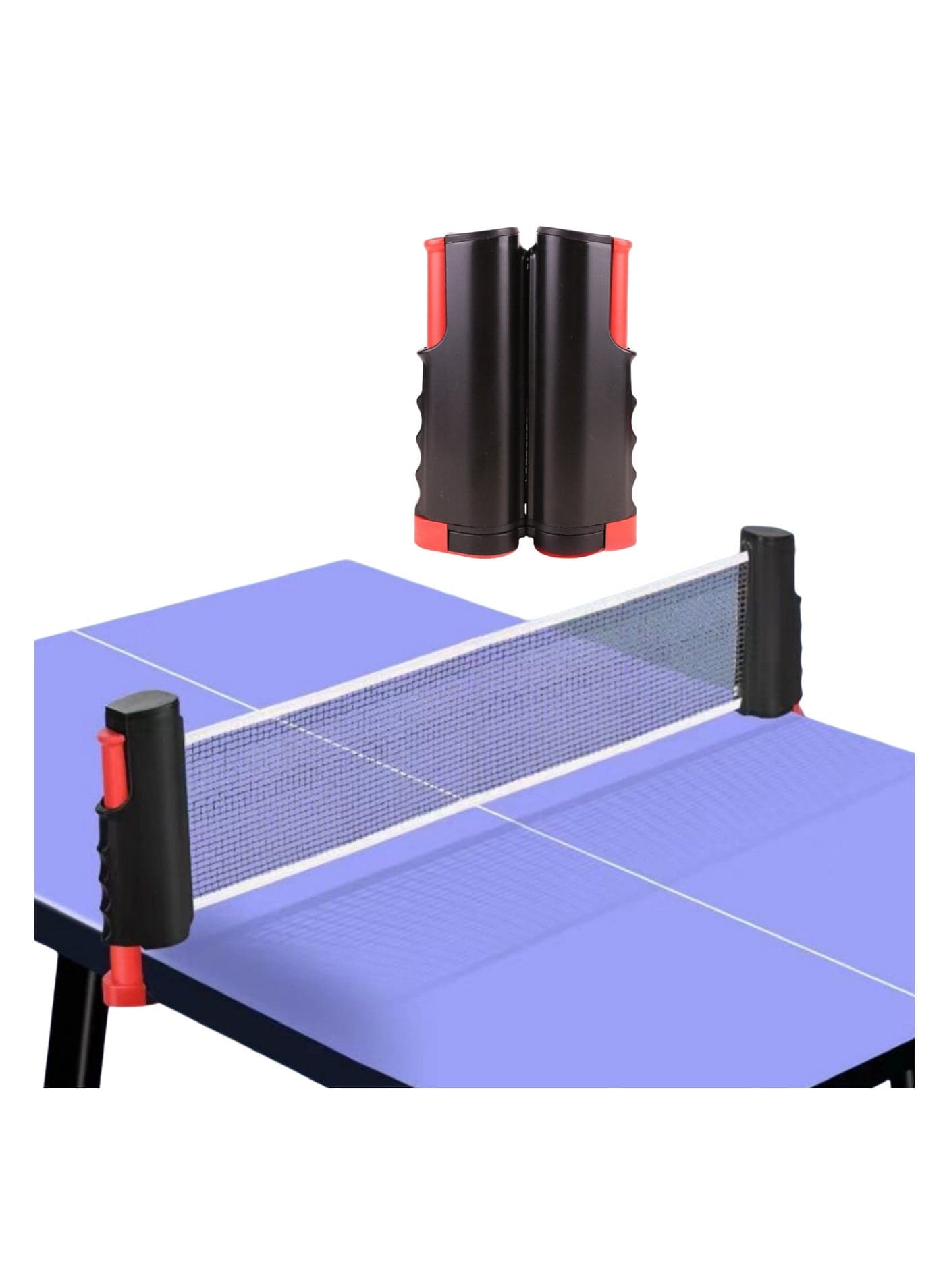 Portable Table Tennis Net - Expandable 170cm Retractable Net for Competition & Training, Adjustable Height, Convenient Sports Equipment for On-the-Go Play, Durable Canvas Edging, Sturdy ABS
