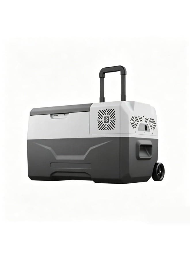 CRONY CX40 40L Portable Car Refrigerator -20°C with APP Control, 12/24V DC & 110V AC, Quiet & Energy-Saving Compressor Cooler for Truck, RV, Desert Camping & UAE Travel