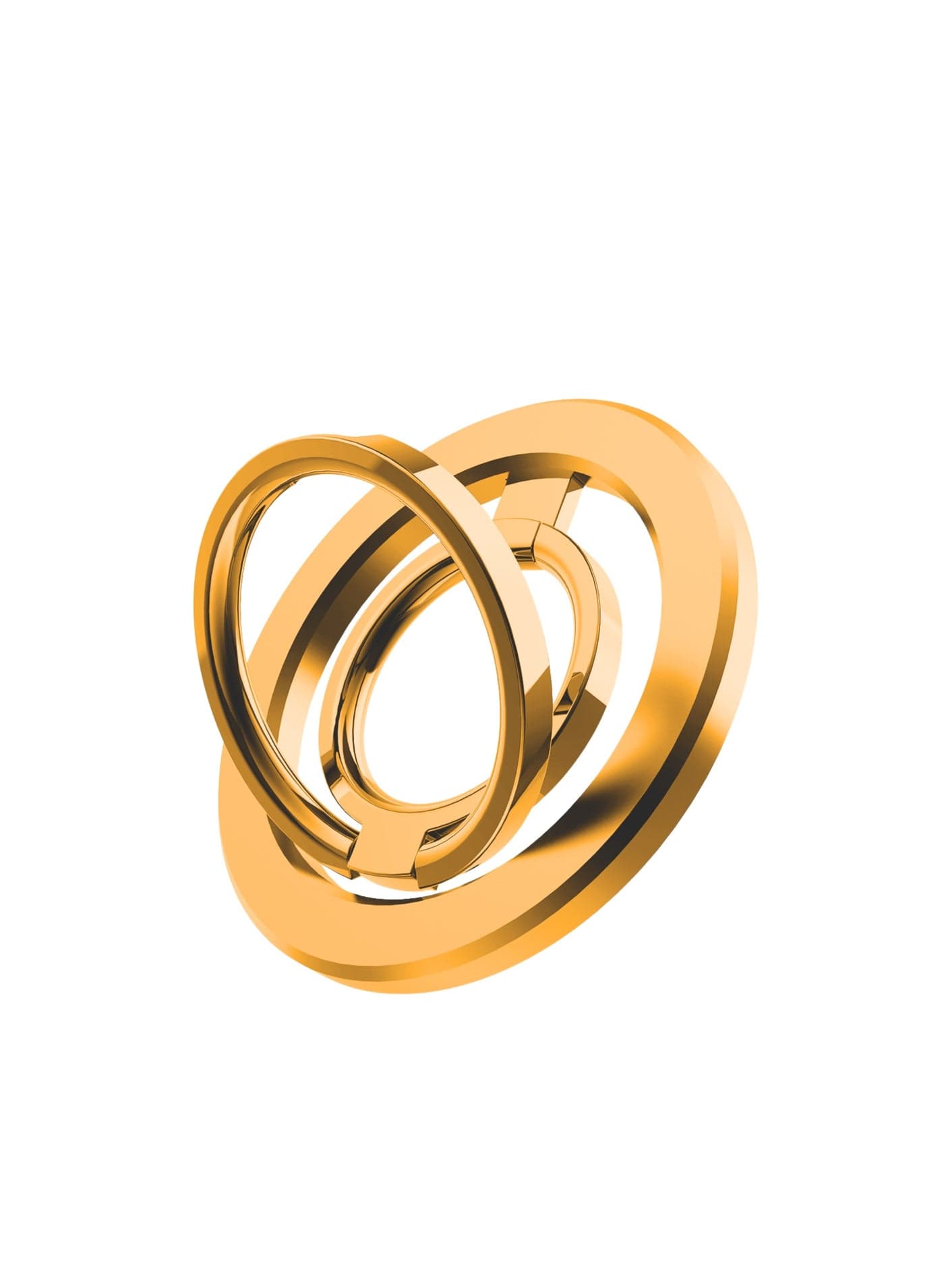 Mobile Magnetic Stand double Ring Orange