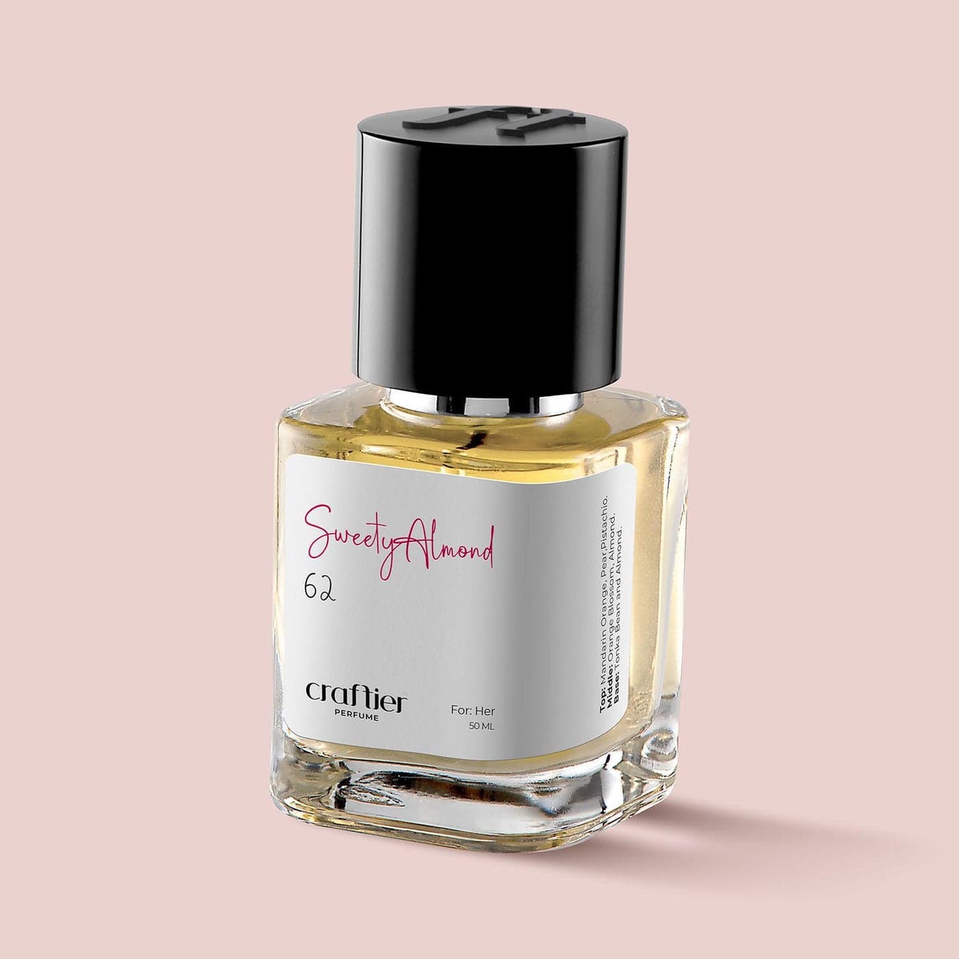 SWEETY ALMOND - Inspired of-GIRL OF NOW, Eau De Parfum for Women - 50ml, Long Lasting Sweet Fragrance Upto 24 Hrs, Travel Size Women's Perfume