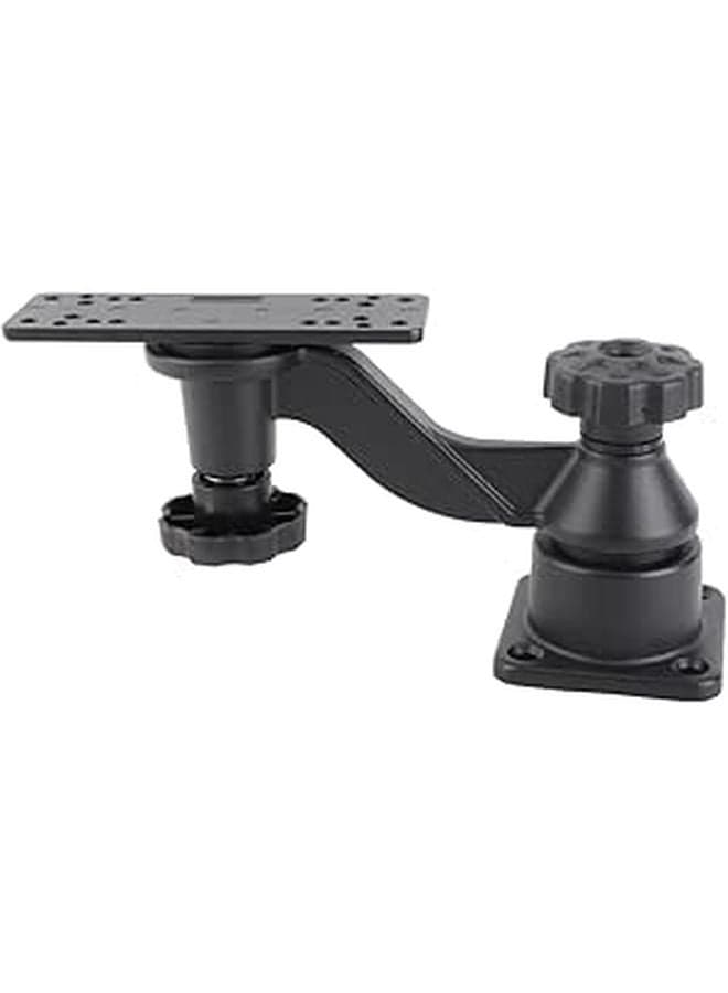 Swing Arm Mount For Fish Finder 6 Inch 360 Degree Rotation With Horizontal Extension