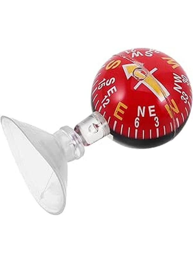 High Precision Suction Cup Compass Ball For Car Dashboard Boat Outdoor Navigation